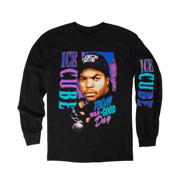 alternate view Ice Cube Long Sleeve Tee - BlackALT2