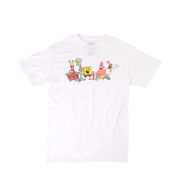 Womens Spongebob Squarepants™ Group Tee - White 