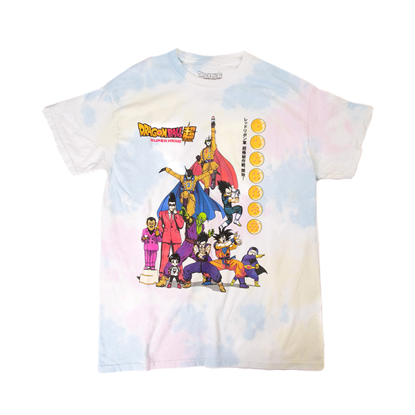 alternate view Womens Dragon Ball Z Washed Tee - Pastel DyeALT2