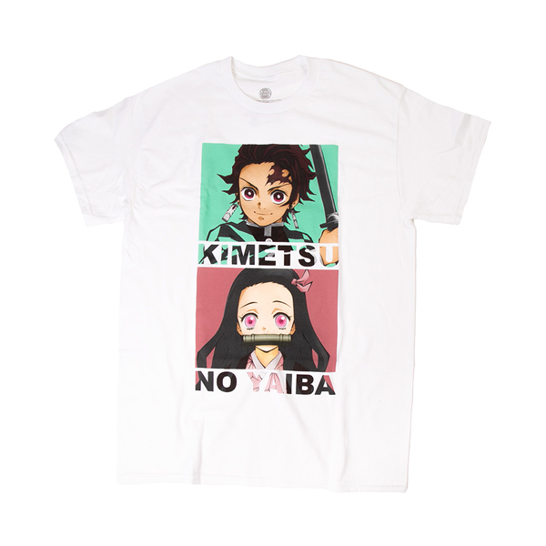alternate view Mens Demon Slayer Tee - WhiteALT2