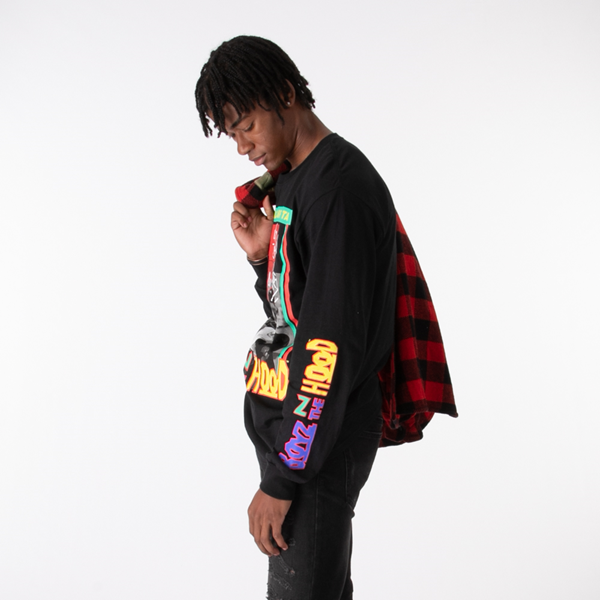 alternate view Mens Boyz N The Hood Long Sleeve Tee - BlackALT3