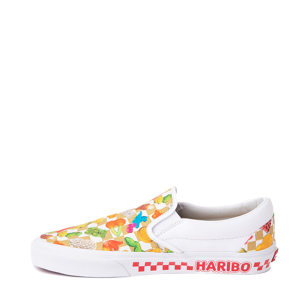 Vans x Haribo™ Slip-On Checkerboard Skate Shoe - White / Multicolor ...