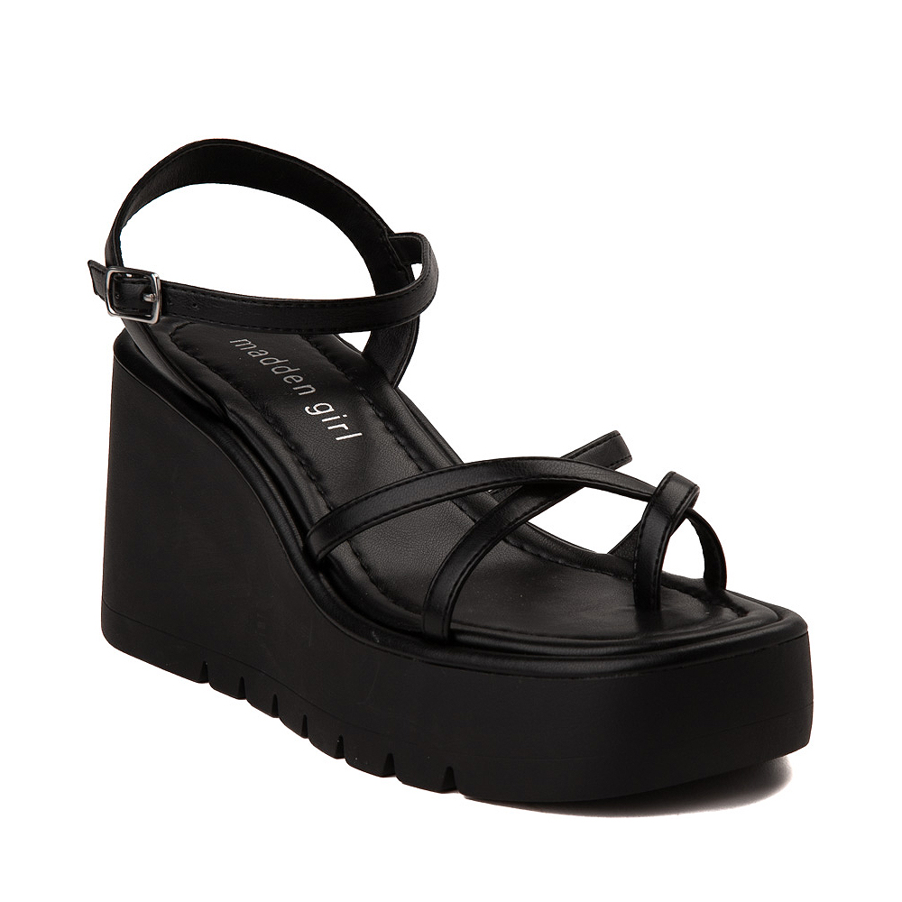 Womens Madden Girl Volt Wedge Black Journeys