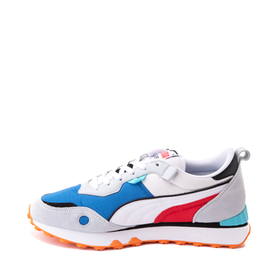 Alternate view of Mens PUMA Future Rider FV Athletic Shoe - Gray / Royal Blue / Turquoise / Red