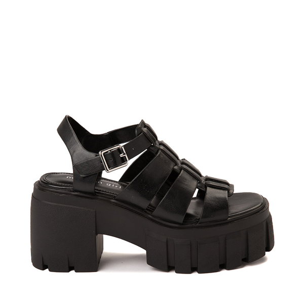 Womens Madden Girl Galaxy Platform Sandal - Black