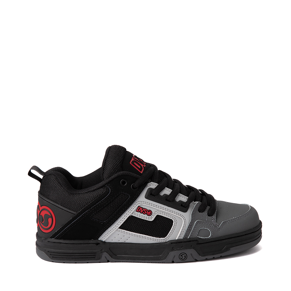 Mens DVS Comanche Skate Shoe - Black / Gray / Red
