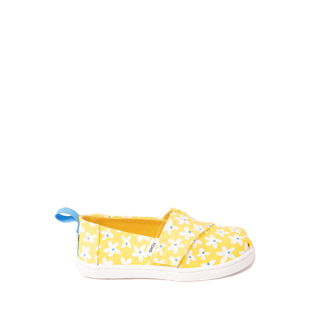 TOMS Classic Slip On Casual Shoe - Baby / Toddler / Little Kid - Yellow / Sun Daisies
