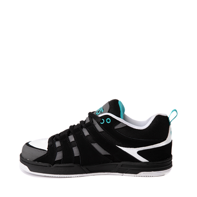 Alternate view of Mens DVS Primo Skate Shoe - Black / Charcoal / Turquoise