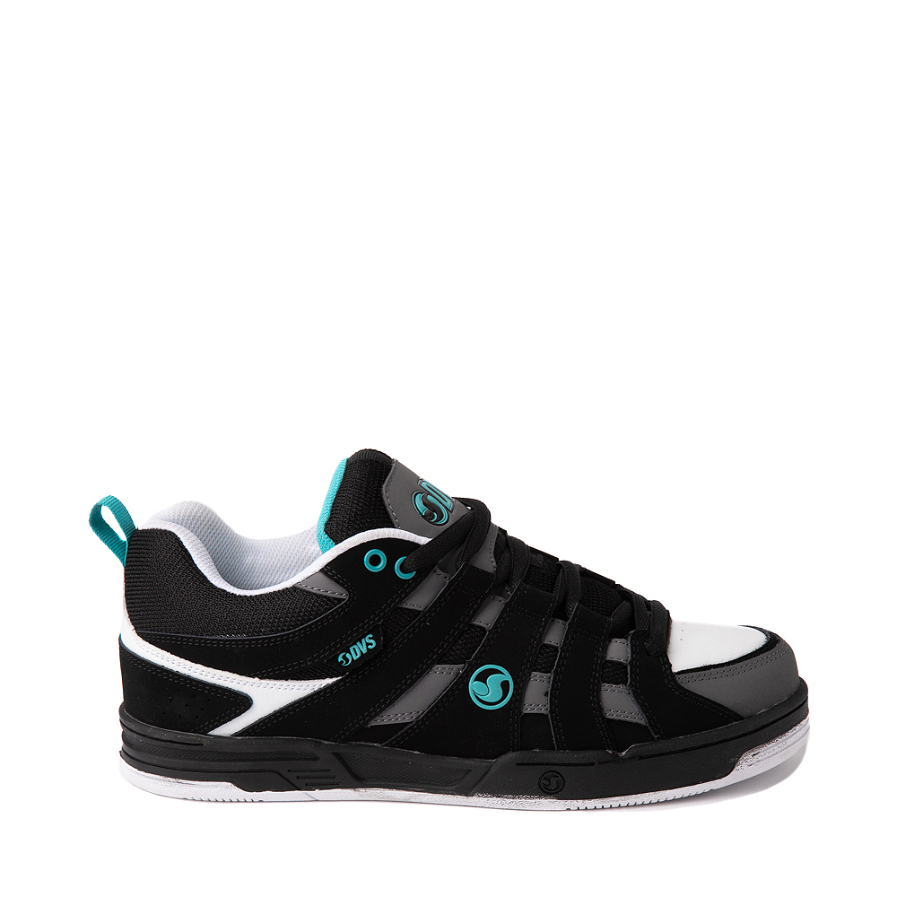 Mens DVS Primo Skate Shoe - Black / Charcoal / Turquoise