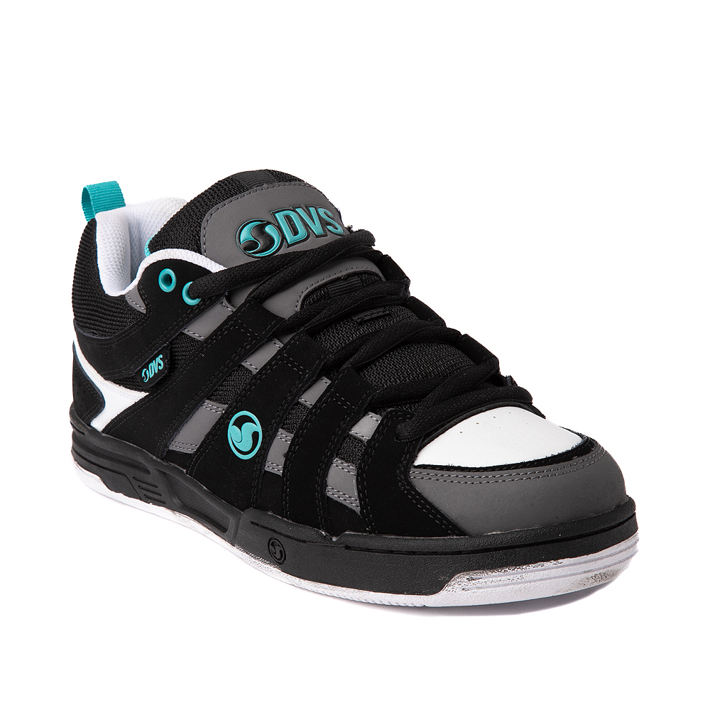 Mens DVS Primo Skate Shoe - Black / Charcoal / Turquoise | Journeys