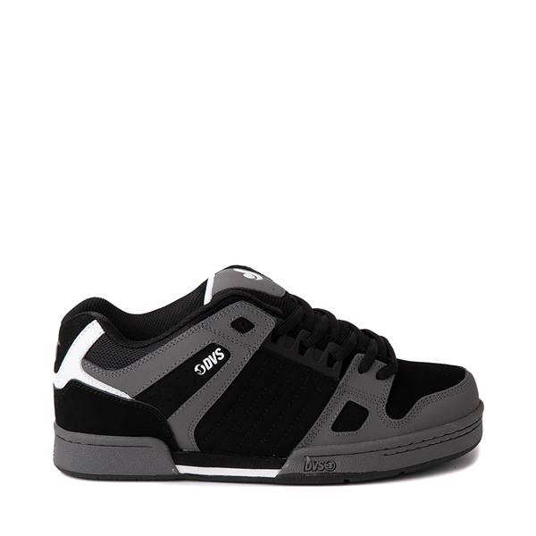 Main view of Mens DVS Celsius Skate Shoe - Charcoal / Black / White