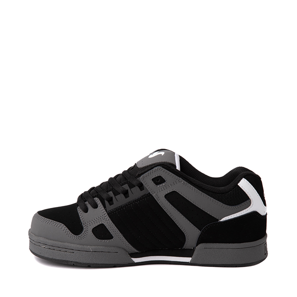 alternate view Mens DVS Celsius Skate Shoe - Charcoal / Black / WhiteALT1