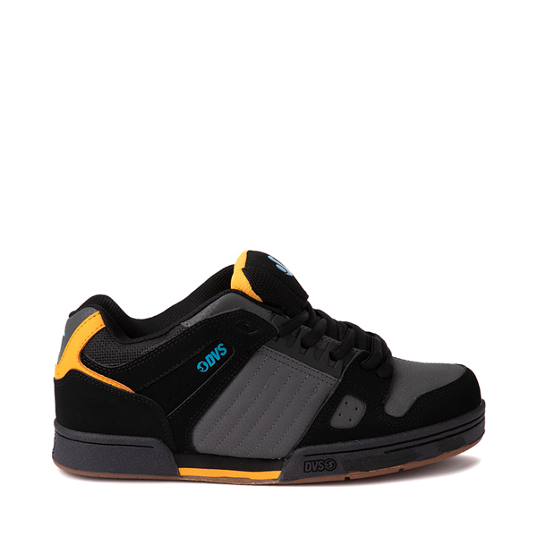 Main view of Mens DVS Celsius Skate Shoe - Black / Orange / Blue