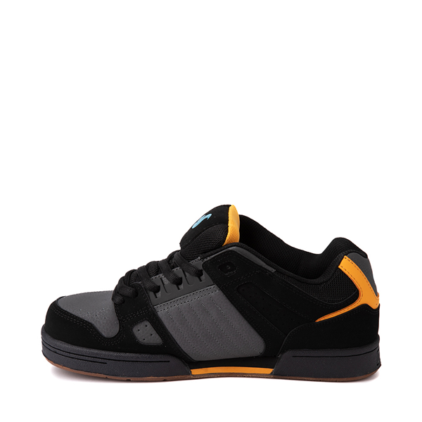 alternate view Mens DVS Celsius Skate Shoe - Black / Orange / BlueALT1