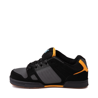 Alternate view of Mens DVS Celsius Skate Shoe - Black / Orange / Blue