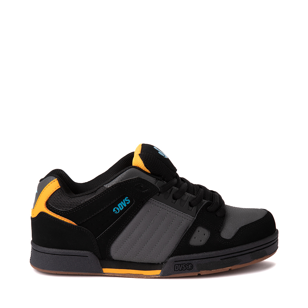 Mens DVS Celsius Skate Shoe - Black / Orange / Blue