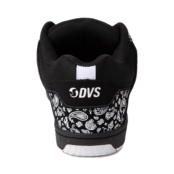 alternate view Mens DVS Enduro 125 Skate Shoe - Black / White PaisleyALT4