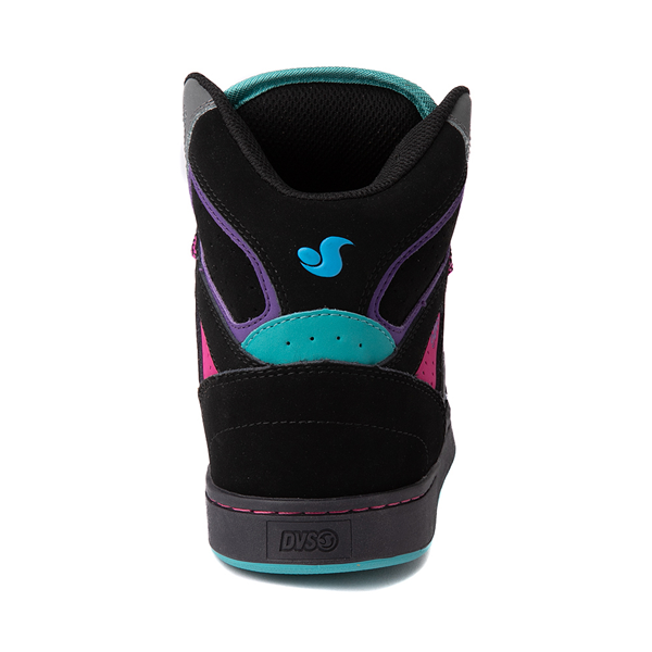 alternate view Womens DVS Honcho Skate Shoe - Black / Purple / BlueALT4
