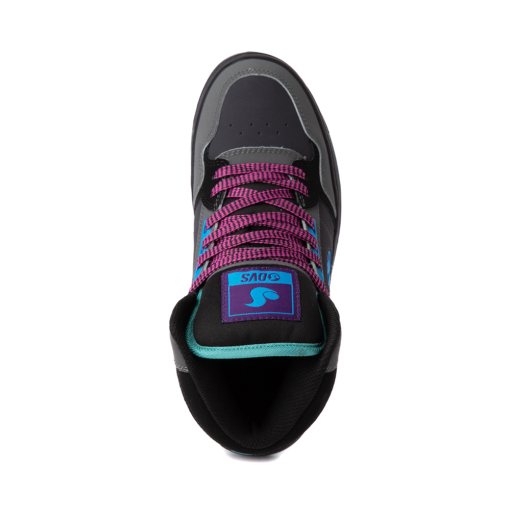 Womens DVS Honcho Skate Shoe Black / Purple / Blue Journeys