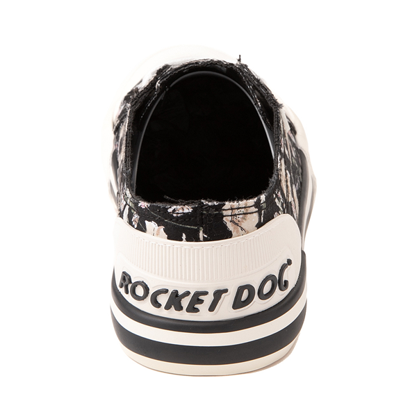 alternate view Womens Rocket Dog Jazzin Casual Shoe - Black / FloralALT4