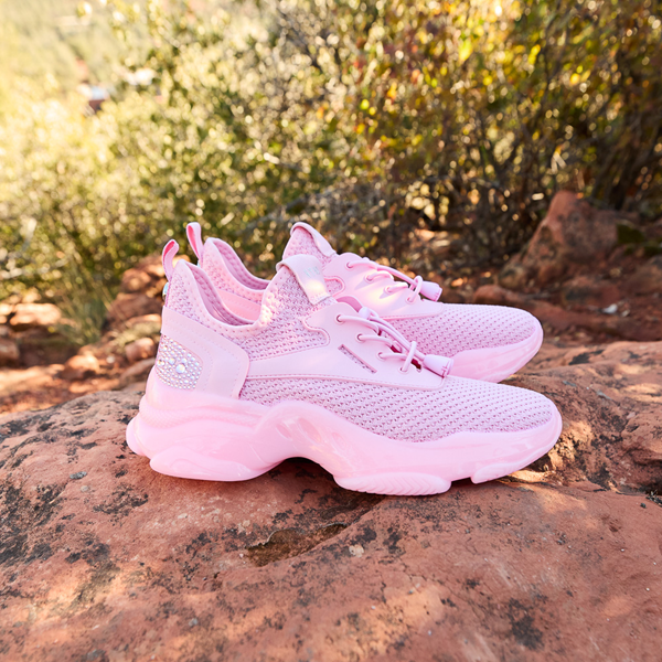 alternate view Womens Steve Madden Myles Athletic Shoe - Pink MonochromeALT1C