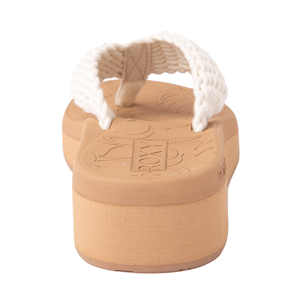 alternate view Womens Roxy Caillay Platform Sandal - CreamALT4
