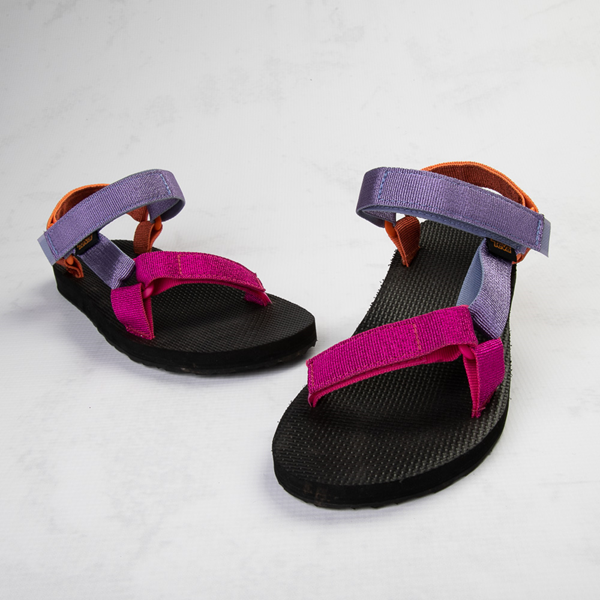 alternate view Womens Teva Original Universal Sandal - Metallic Pink / MulticolorTHERO