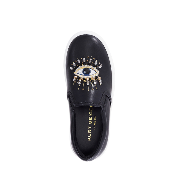 alternate view Kurt Geiger Mini Leah Eye Sneaker - Little Kid / Big Kid - BlackALT2