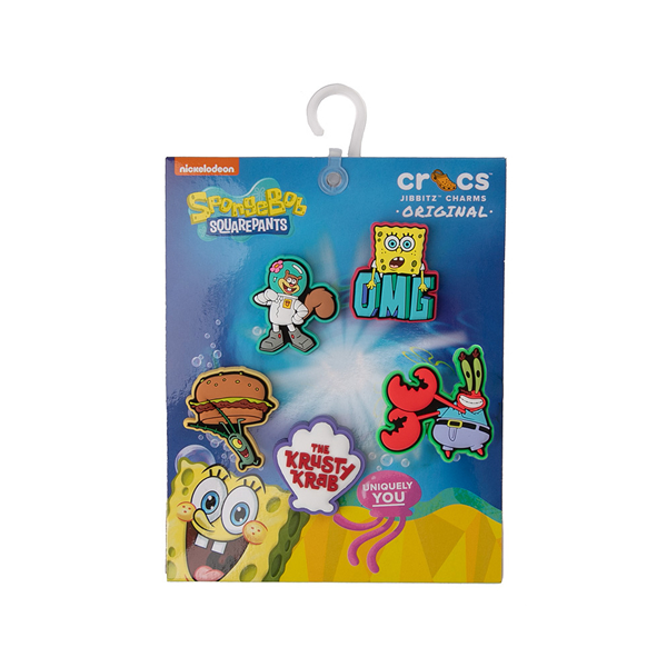 alternate view Crocs Jibbitz™ SpongeBob SquarePants™ Shoe Charms 5 Pack - MulticolorALT2