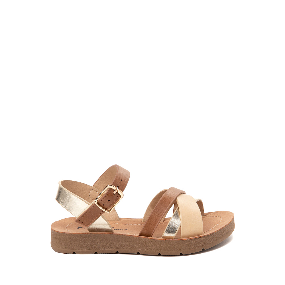 Sarah-Jayne Docia Sandal - Toddler / Little Kid - Cognac / Gold