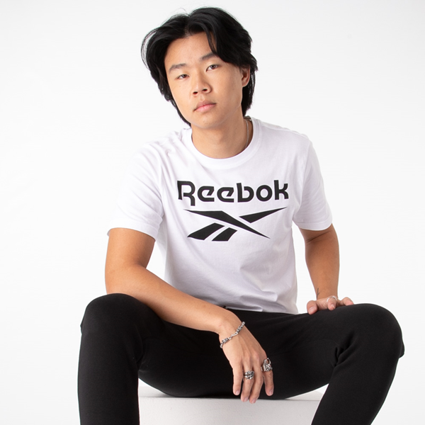 Main view of Mens Reebok Identity Big Logo Tee - Black