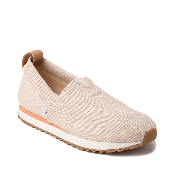 alternate view Womens TOMS Resident Slip On Casual Shoe - Warm NaturalALT5