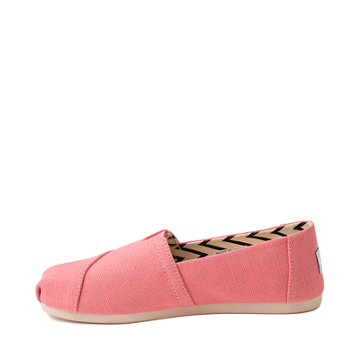 Alternate view of Womens TOMS Classic Slip On Casual Shoe - Rose