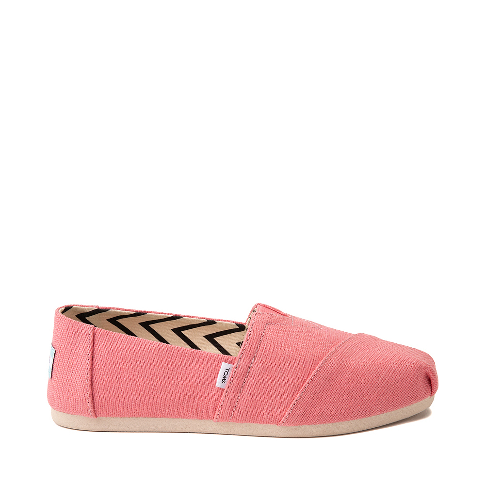 Womens TOMS Classic Slip On Casual Shoe - Rose