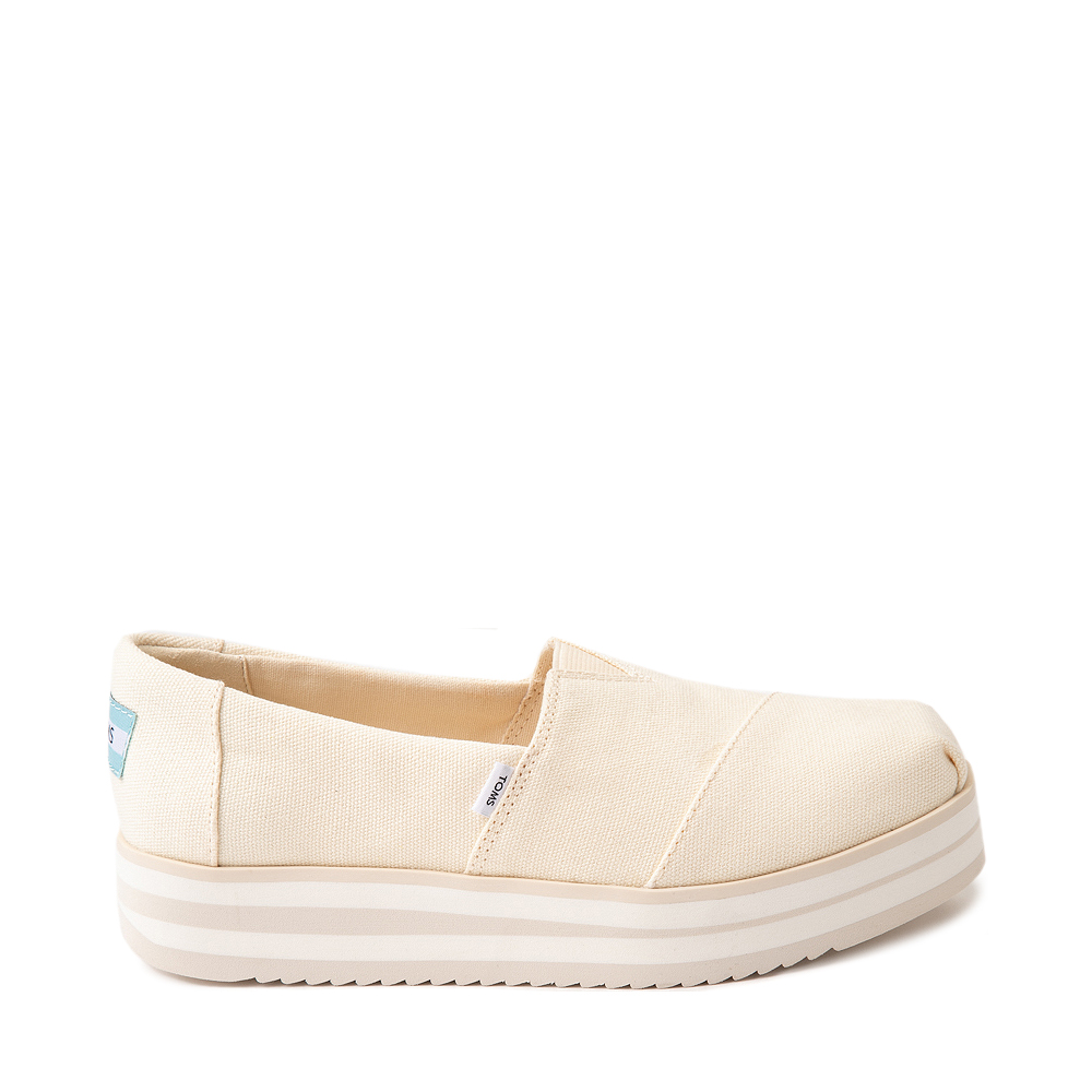 Womens TOMS Midform Casual Shoe - Natural