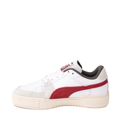 Alternate view of Mens PUMA CA Pro Ivy League Athletic Shoe - White / Intense Red