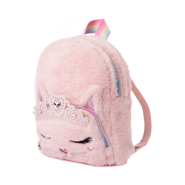 alternate view Fuzzy Kitty Mini Backpack - PinkALT4