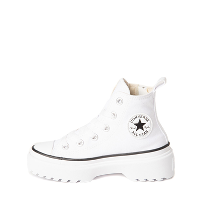 Alternate view of Converse Chuck Taylor All Star Lugged Lift Hi Sneaker - Little Kid - White