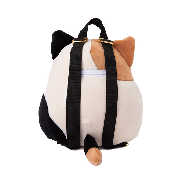 alternate view Squishmallows Cam The Cat Plush Backpack - Black / White / TanALT2