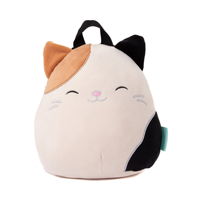 Alternate view of Squishmallows Cam The Cat Plush Backpack - Black / White / Tan