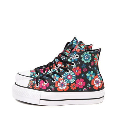 Alternate view of Womens Converse Chuck Taylor All Star Hi Lift Sneaker - Black / Y2K Floral