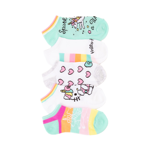 Main view of Hello Kitty&reg; Low Socks 5 Pack - Little Kid - Multicolor