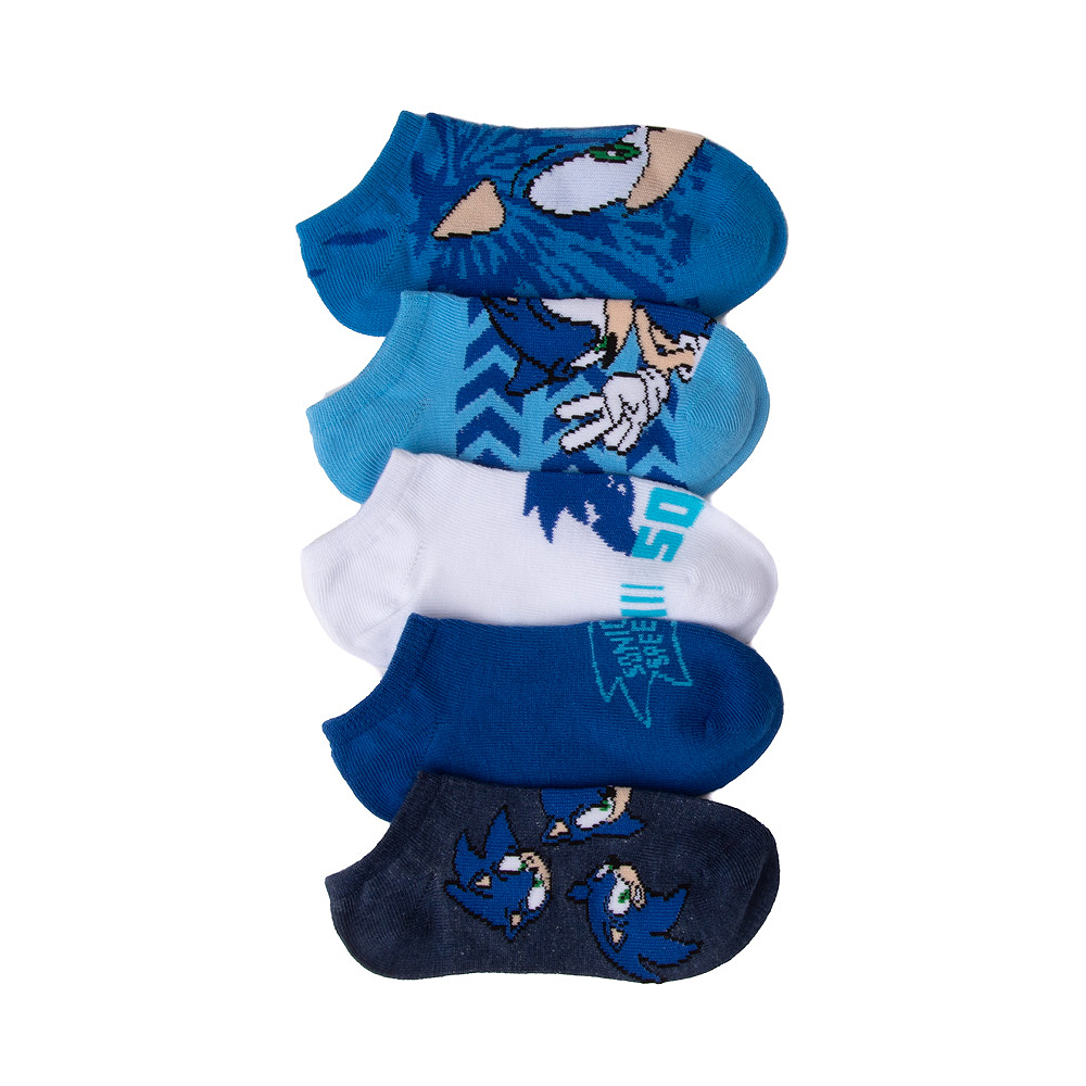 Sonic the Hedgehog&trade; Footie Socks 5 Pack - Little Kid - Blue