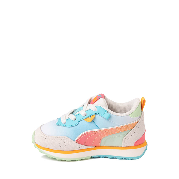 alternate view PUMA Rider FV Summer Ombre Athletic Shoe - Baby / Toddler - White / MulticolorALT1