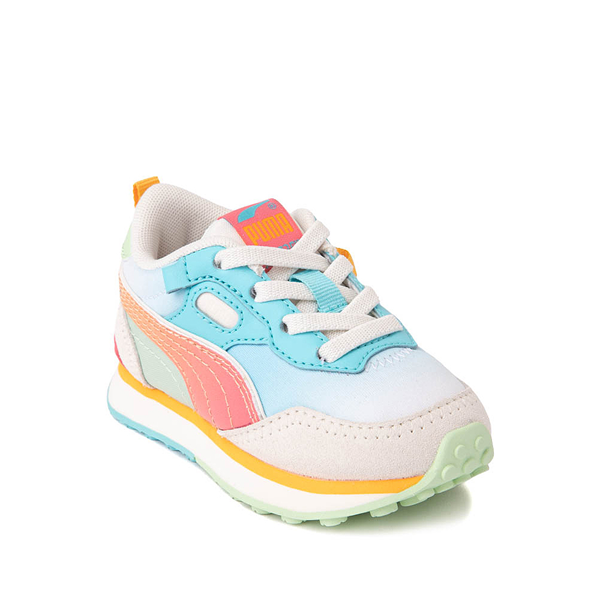 alternate view PUMA Rider FV Summer Ombre Athletic Shoe - Baby / Toddler - White / MulticolorALT5