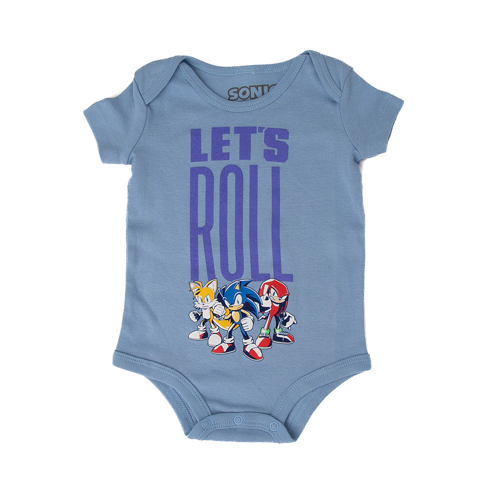Sonic The Hedgehog™ Let's Roll Snap Tee - Baby - Sky