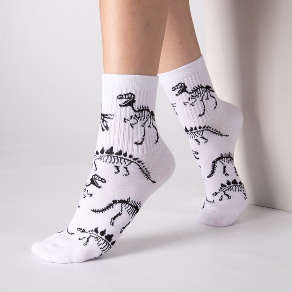 alternate view Mens Icon Ankle Socks 5 Pack - Black / WhiteALT2