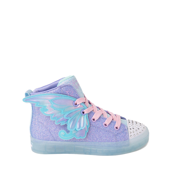 Main view of Skechers Twinkle Toes&reg; Twi-Lites 2.0 Twinkle Wishes Sneaker - Little Kid - Light Blue / Multicolor
