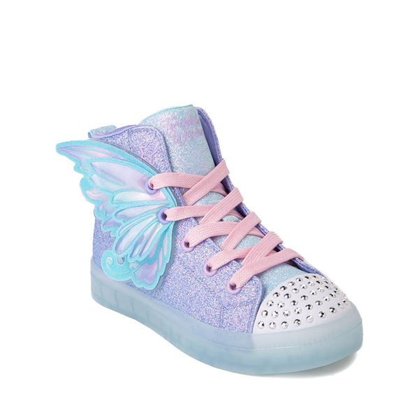 alternate view Skechers Twinkle Toes® Twi-Lites 2.0 Twinkle Wishes Sneaker - Little Kid - Light Blue / MulticolorALT5