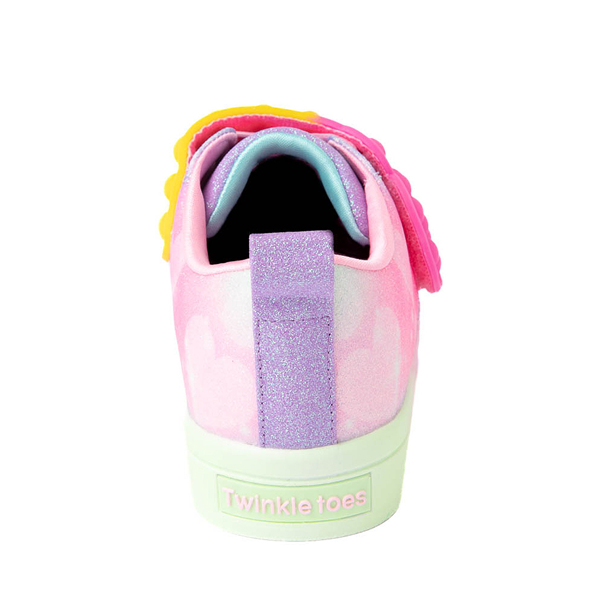alternate view Skechers Twinkle Toes® Twi-Lites 2.0 Heart Pops Sneaker - Little Kid - Lavender / MulticolorALT4